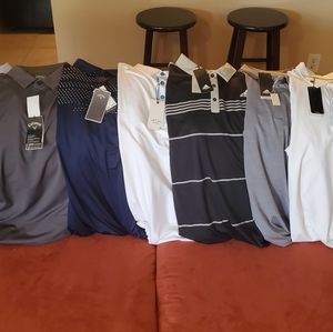 Lot of 10 Golf Shirts (Adidas & Callaway)